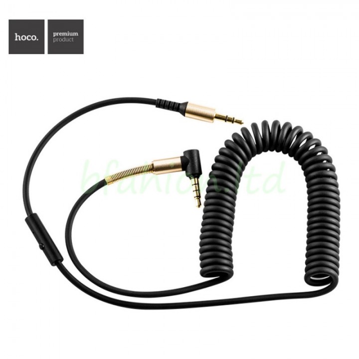 Аудио каБель 1 метр Hoco UPa02 Aux Spring Audio Cable