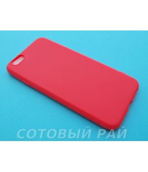 Крышка Apple iPhone 6 / 6s Силиконовая Paik (Красная)