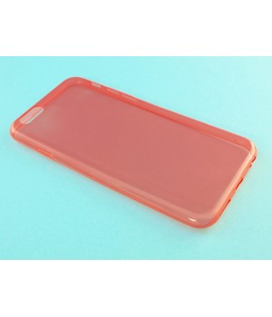 Крышка Apple iPhone 6 / 6s Силиконовая Just Slim (Красная)