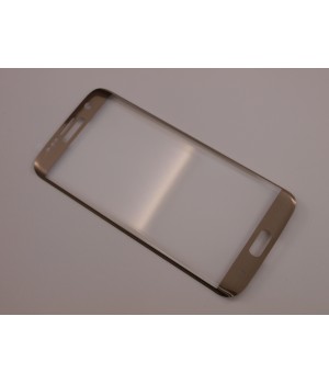 Защитное стекло Samsung G935 (Galaxy S7 Edge) Изогнутое (Золотое)