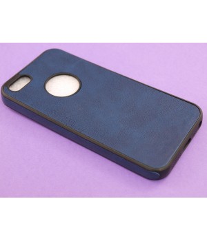 Крышка Apple iPhone 5/5S Brauffen под кожу (Синяя)