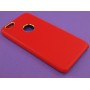 Крышка Apple iPhone 6 / 6s Brauffen с золотым оБодком (Красная)