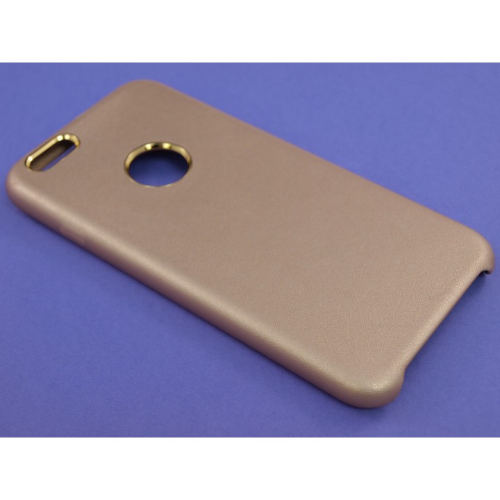 Крышка Apple iPhone 6 / 6s Brauffen с золотым оБодком (Золотая)