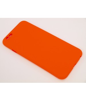 Крышка Apple iPhone 6 / 6s Soft Touch 0,3mm (Оранжевая)