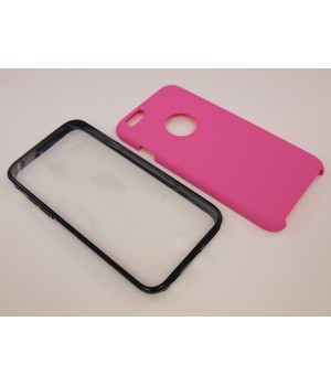 Крышка Apple iPhone 6 / 6s Две стороны с пленкой (Розовая)
