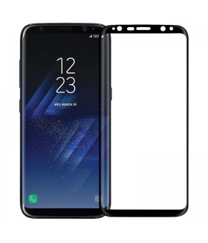 Защитное стекло Samsung G950f (Galaxy S8) AMC Изогнутое (Черное)