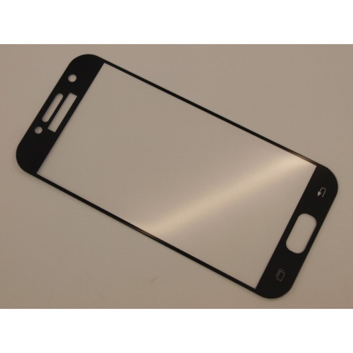 Защитное стекло Samsung A320f (Galaxy A3-2017) Полный экран (Черное)