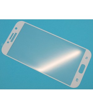 Защитное стекло Samsung A720f (A7-2017) Полный экран (Белое)
