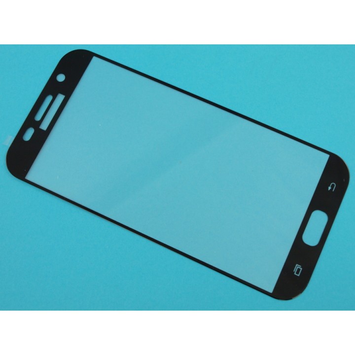 Защитное стекло Samsung A720f (A7-2017) Полный экран (Черное)