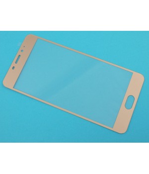 Защитное стекло Meizu M5 Note Полный экран (Золотое)