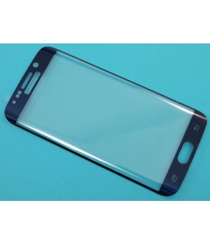 Защитное стекло Samsung G925 (S6 Edge) Изогнутое (Синее)