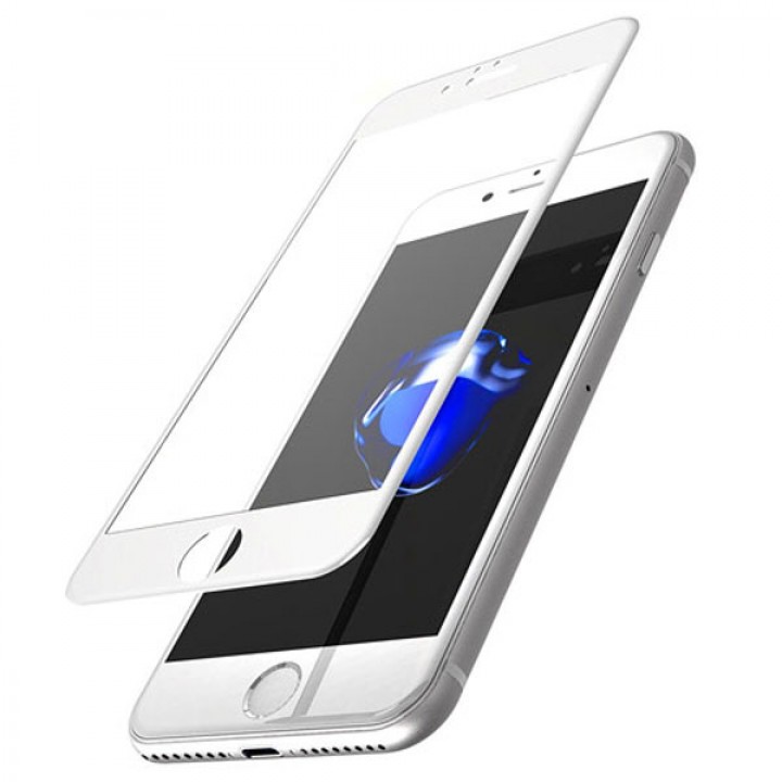 Защитное стекло Apple iPhone 7+ 5D (Белое)