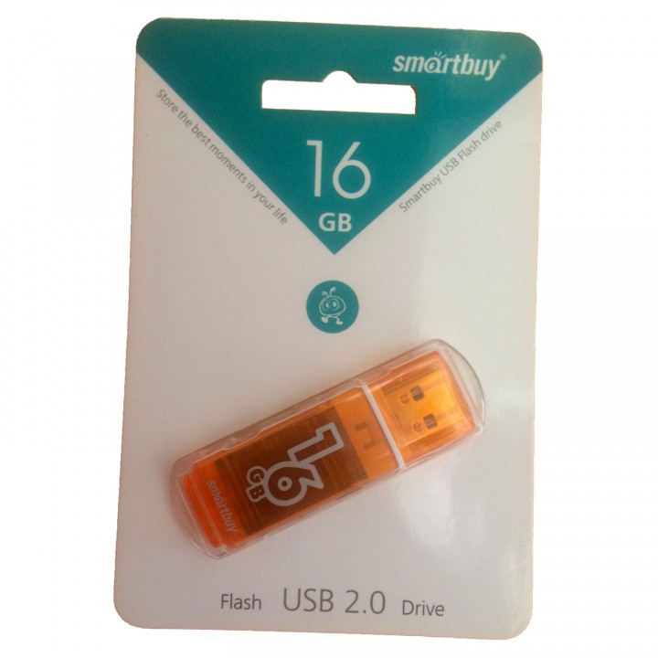 Флешка SmartBuy USB 16GB Glossy