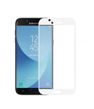 Защитное стекло Samsung J530f (J5 2017) Полный экран (Белое)