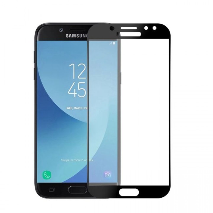 Защитное стекло Samsung J530f (J5 2017) Полный экран (Черное)
