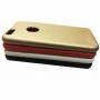Крышка Apple iPhone 6 Plus Brauffen кожа с золотым оБодком (Черная)