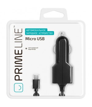 АвтомоБильное Зарядное Устройство Prime Line Micro Usb (1A)