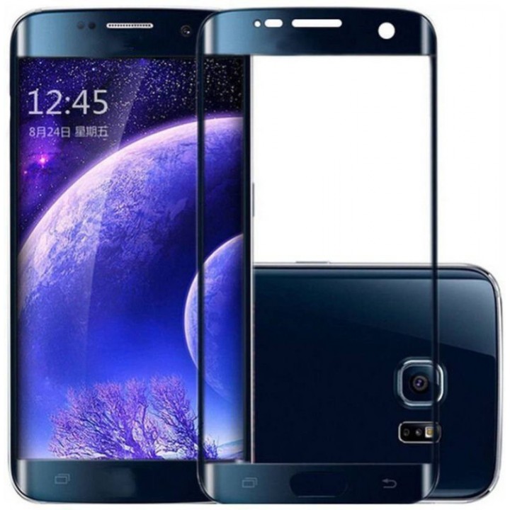 Защитное стекло Samsung G930 (S7) Полный экран (Синее)