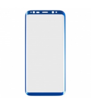 Защитное стекло Samsung G950f (Galaxy S8) Изогнутое (Синее)