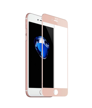 Защитное стекло Apple iPhone 6 5D (Розовое)
