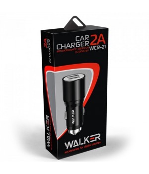 АвтомоБильное Зарядное Устройство с 2 USB (2,4A) Walker (WCR-21)