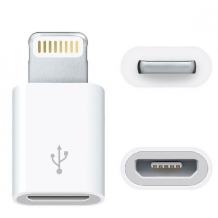 Переходник с Micro USB на Lightning 8 pin AML01