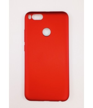 Крышка Xiaomi MI 5X / Mi A1 Brauffen Бархатная (Красная)