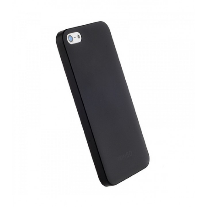 Крышка Apple iPhone 5/5S Силикон Матовый (Черный)