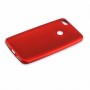 Крышка Xiaomi RedMi Note 5A Brauffen Бархатная (Красная)