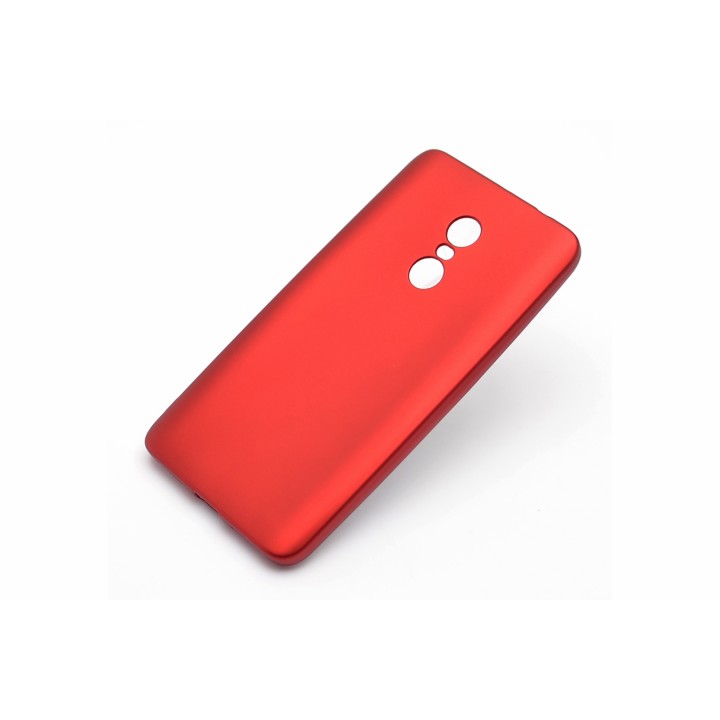 Крышка Xiaomi RedMi Note 4X Brauffen Бархатная (Красная)