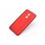 Крышка Xiaomi RedMi Note 4X Brauffen Бархатная (Красная)