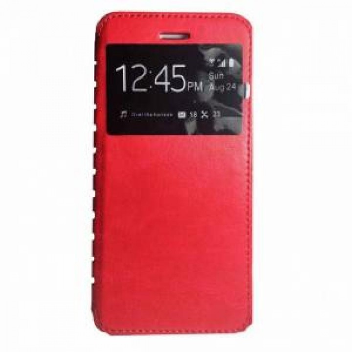 Чехол-книжка Samsung A730f ( A8+ 2018 ) Comk Бок (Красный)