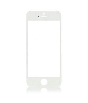 Защитное стекло Apple iPhone 5/5S Зеркальное Белое (Перед+Зад)