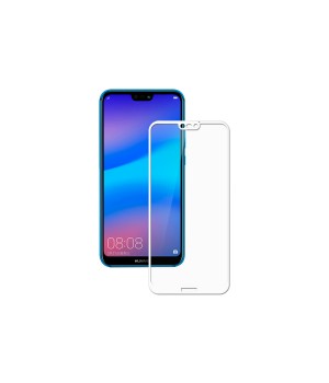 Защитное стекло Huawei P20 Lite / Nova 3e Полный экран (Белое)