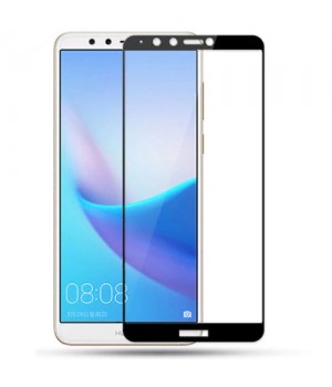 Защитное стекло Huawei Y9 (2018) Полный экран (Черное)