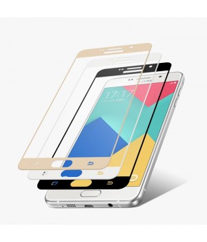Защитное стекло Samsung J810 (Galaxy J8 2018) Полный экран (Черное)