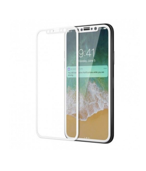 Защитное стекло Apple iPhone X / Xs / 11 Pro 5D (Белое)