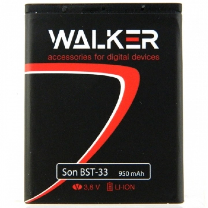Аккумулятор Sony Ericsson BST-33 K790 , K810 , K530 , K550 (950mAh) Walker
