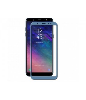 Защитное стекло Samsung A605f (A6+ 2018) / A9 Star Lite Полный экран (Синее)