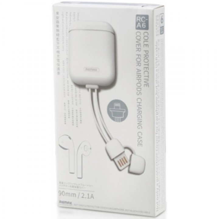 Чехол для зарядки Airpods от Usb Remax RC-A6 Cole Protective Cover Airpods