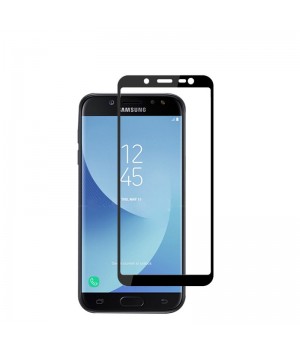 Защитное стекло Samsung J610f (J6 Plus) Полный экран (Черное)