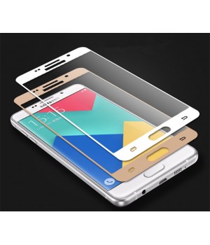 Защитное стекло Samsung J400f (J4 2018) Полный экран (Белое)