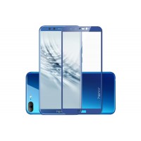 Защитное стекло Huawei Honor 9 Lite Полный экран (Синее)