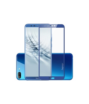 Защитное стекло Huawei Honor 9 Lite Полный экран (Синее)