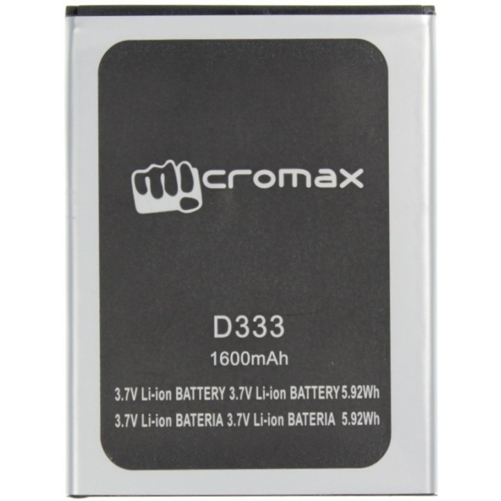 Аккумулятор MicroMax D333 (1600mAh) Original