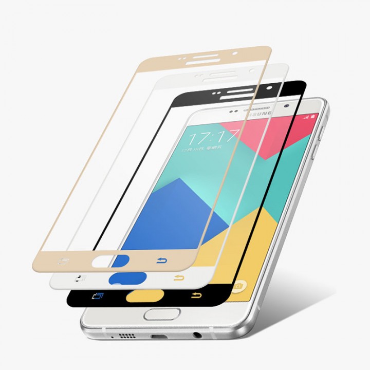 Защитное стекло Samsung J737A (J7-2018) Полный экран (Белое)
