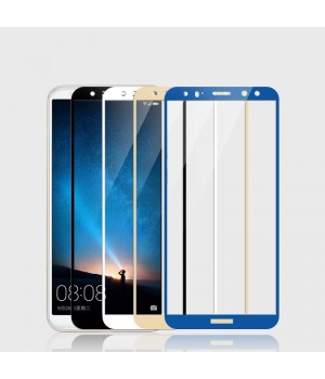 Защитное стекло Huawei Honor 8X / 9X Lite / Y9 (2019) Полный экран (Синее)