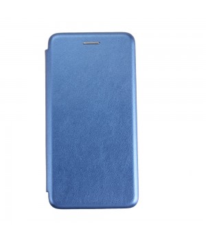 Чехол-книжка Huawei Honor 8C Бок Круглые Края (Синяя)