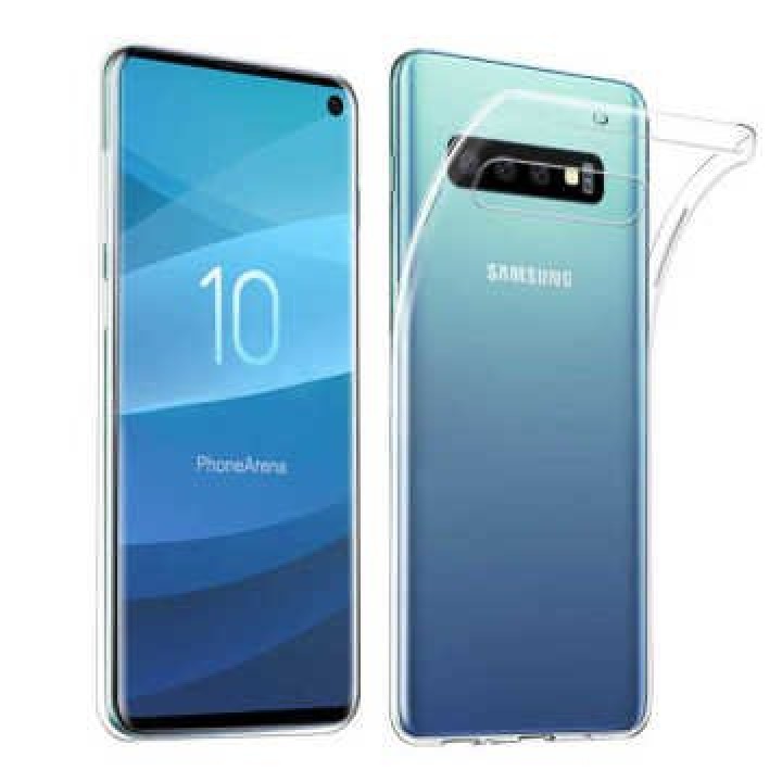 Крышка Samsung S10 Plus (2019) Силикон Just (Прозрачный)