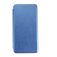 Чехол-книжка Samsung J120f (J1 2016) Бок Круглые Края (Синяя)